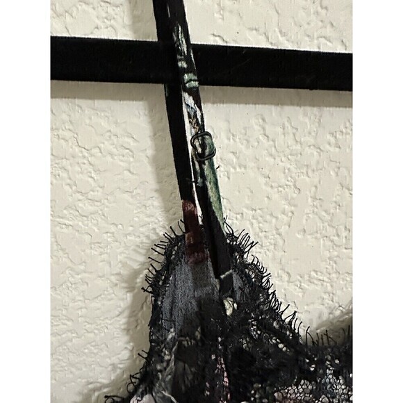 Bardot Dress Size 8/M Womens Floral Adjustable Straps Lace Trim Lightweight Slip - Picture 5 of 7